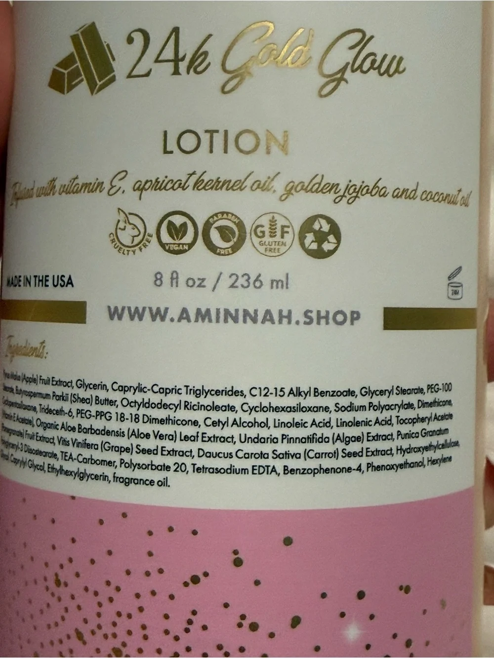 Aminnah 24k gold